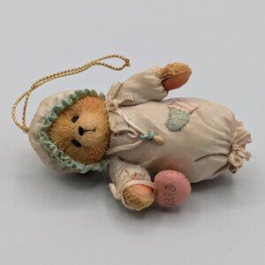 Cherished Teddies Baby Girl's First Christmas Hanging Ornament (913006) 1993